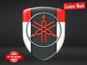 Yamaha Emblemas Silicona Logo Tuning Cúpula Estilo Deporte